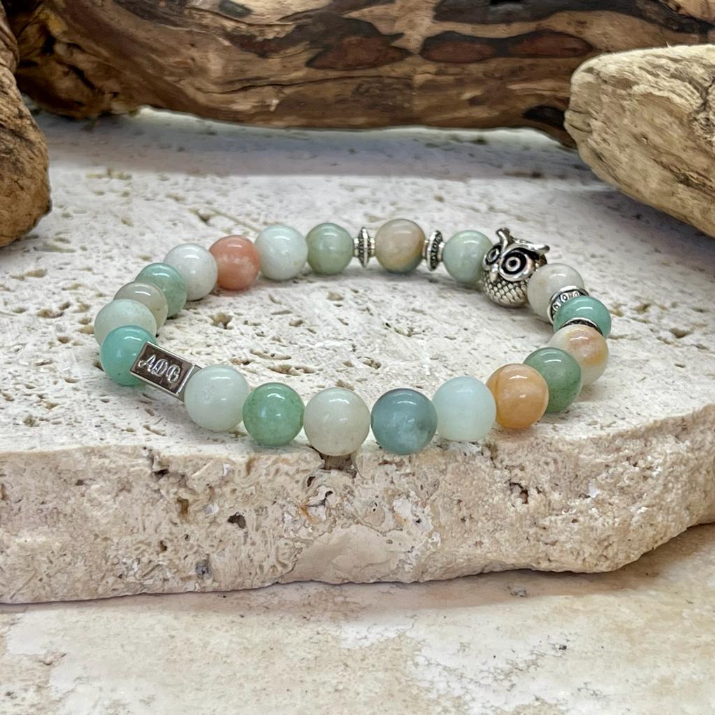 Zebra Stone Bangle” – Bracelet en pierre de zèbre naturel pour hommes et  femmes. Émo, yoga, méditation, prière, porte-bonheur, cadeau pour enfants.  – Corano Jewelry