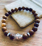 Bracelet Buddha en Bois precieux